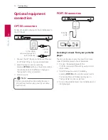 Предварительный просмотр 16 страницы LG SK1 Owner'S Manual