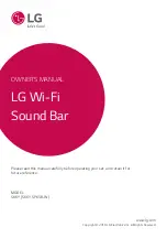 Preview for 1 page of LG SK6Y Owner'S Manual