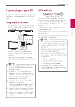 Preview for 21 page of LG SK6Y Owner'S Manual