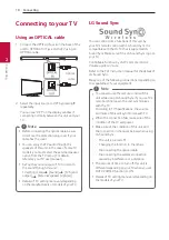 Предварительный просмотр 18 страницы LG SL4F Owner'S Manual