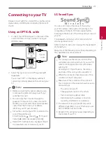 Preview for 21 page of LG SL4Y Owner'S Manual