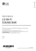 Preview for 1 page of LG SL7Y Quick Start Manual