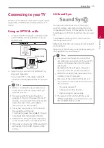 Предварительный просмотр 25 страницы LG SL8Y Owner'S Manual