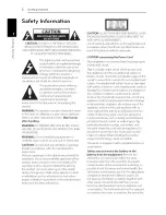 Preview for 2 page of LG Smart 3D Blu-Ray BH6830SW Owner'S Manual