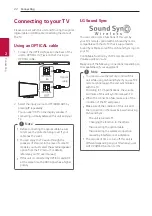 Предварительный просмотр 22 страницы LG SN5Y Owner'S Manual