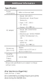 Предварительный просмотр 6 страницы LG SN6 User Manual