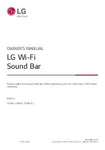 LG SN8YG Owner'S Manual preview