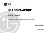 Предварительный просмотр 1 страницы LG SolarDOM MP-1283SL Owner'S Manual