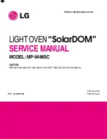 Предварительный просмотр 1 страницы LG SolarDOM MP-9486SC Service Manual