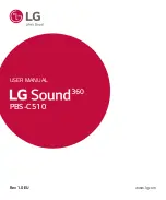 Предварительный просмотр 1 страницы LG Sound 360 PBS-C510 Manual