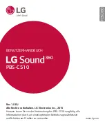 Предварительный просмотр 63 страницы LG Sound 360 PBS-C510 Manual