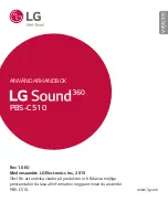 Предварительный просмотр 303 страницы LG Sound 360 PBS-C510 Manual