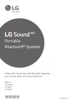 LG Sound360 NP7860W Manual предпросмотр