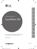 Предварительный просмотр 1 страницы LG SoundPlate 240 Owner'S Manual