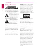 Preview for 2 page of LG SoundPlate LAB550W Owner'S Manual