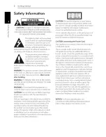 Preview for 2 page of LG SoundPlate LABS40W Owner'S Manual