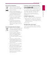 Предварительный просмотр 3 страницы LG SP820 Owner'S Manual