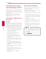 Предварительный просмотр 20 страницы LG SP820 Owner'S Manual