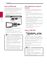 Предварительный просмотр 22 страницы LG SPM7A Owner'S Manual