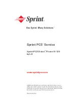 Preview for 1 page of LG Sprint PCS Vision VI-125 Owner'S Manual