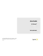 LG Sprint Remarq User Manual preview