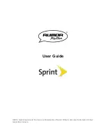 LG Sprint Rumor Reflex User Manual preview