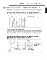 Предварительный просмотр 11 страницы LG Steam Dryer DLEX2450 Series Owner'S Manual