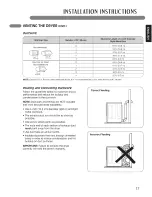 Предварительный просмотр 17 страницы LG Steam Dryer DLEX2450 Series Owner'S Manual