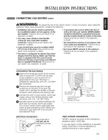 Предварительный просмотр 19 страницы LG Steam Dryer DLEX2450 Series Owner'S Manual