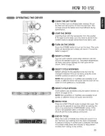 Предварительный просмотр 29 страницы LG Steam Dryer DLEX2450 Series Owner'S Manual