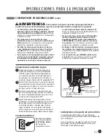 Предварительный просмотр 61 страницы LG Steam Dryer DLEX2801L User'S Manual & Installation Instructions