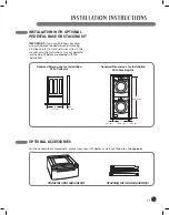 Предварительный просмотр 11 страницы LG Steam Dryer DLEX7177SM User'S Manual & Installation Instructions