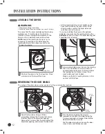 Предварительный просмотр 12 страницы LG Steam Dryer DLEX7177SM User'S Manual & Installation Instructions