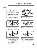 Предварительный просмотр 13 страницы LG Steam Dryer DLEX7177SM User'S Manual & Installation Instructions