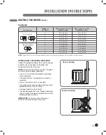 Предварительный просмотр 15 страницы LG Steam Dryer DLEX7177SM User'S Manual & Installation Instructions