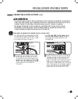 Предварительный просмотр 19 страницы LG Steam Dryer DLEX7177SM User'S Manual & Installation Instructions