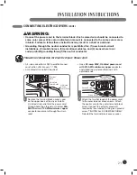 Предварительный просмотр 21 страницы LG Steam Dryer DLEX7177SM User'S Manual & Installation Instructions