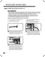 Предварительный просмотр 22 страницы LG Steam Dryer DLEX7177SM User'S Manual & Installation Instructions