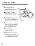 Предварительный просмотр 8 страницы LG STEAM DRYERS DLEX3001P User'S Manual & Installation Instructions