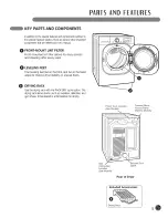 Предварительный просмотр 9 страницы LG STEAM DRYERS DLEX3001P User'S Manual & Installation Instructions