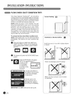 Предварительный просмотр 24 страницы LG STEAM DRYERS DLEX3001P User'S Manual & Installation Instructions