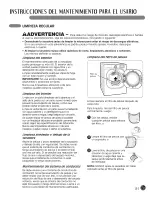 Предварительный просмотр 81 страницы LG STEAM DRYERS DLEX3001P User'S Manual & Installation Instructions