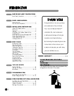 Preview for 2 page of LG Steam Washer WM0001HTMA User'S Manual & Installation Instructions