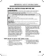 Preview for 3 page of LG SteamDryer DLEX2501R User'S Manual & Installation Instructions