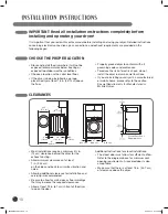 Preview for 10 page of LG SteamDryer DLEX2501R User'S Manual & Installation Instructions