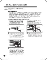 Preview for 20 page of LG SteamDryer DLEX2501R User'S Manual & Installation Instructions