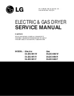 LG SteamDryer DLEX3001P Service Manual предпросмотр