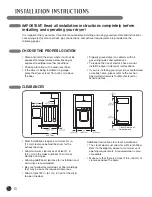 Предварительный просмотр 10 страницы LG SteamDryer DLEX3001P User'S Manual And Installation Instructions