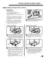 Предварительный просмотр 15 страницы LG SteamDryer DLEX3001P User'S Manual And Installation Instructions