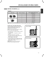 Предварительный просмотр 17 страницы LG SteamDryer LSDE388VS Owner'S Manual